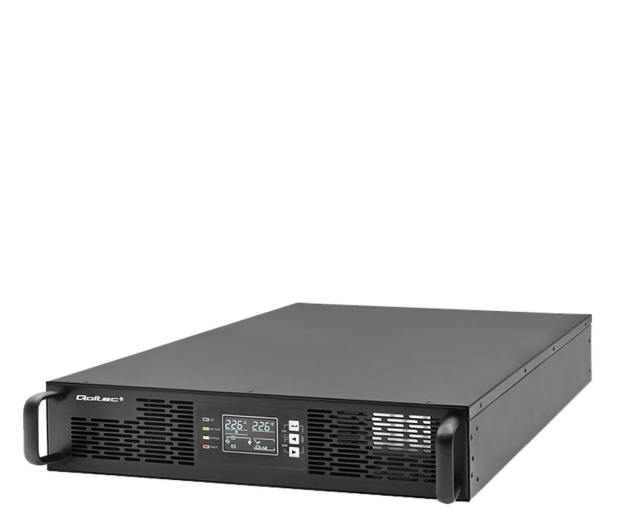 QOLTEC UPS do RACK | 1kVA | 1000W | Power Factor 1.0 |LCD | On-line 52285 - 1238953 - zdjęcie 2